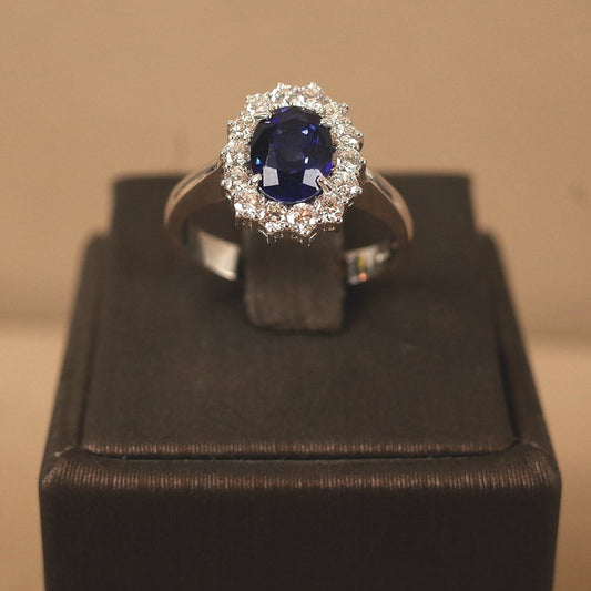 Blauer Saphir Ring „Kate“ - V. Gasser 1873