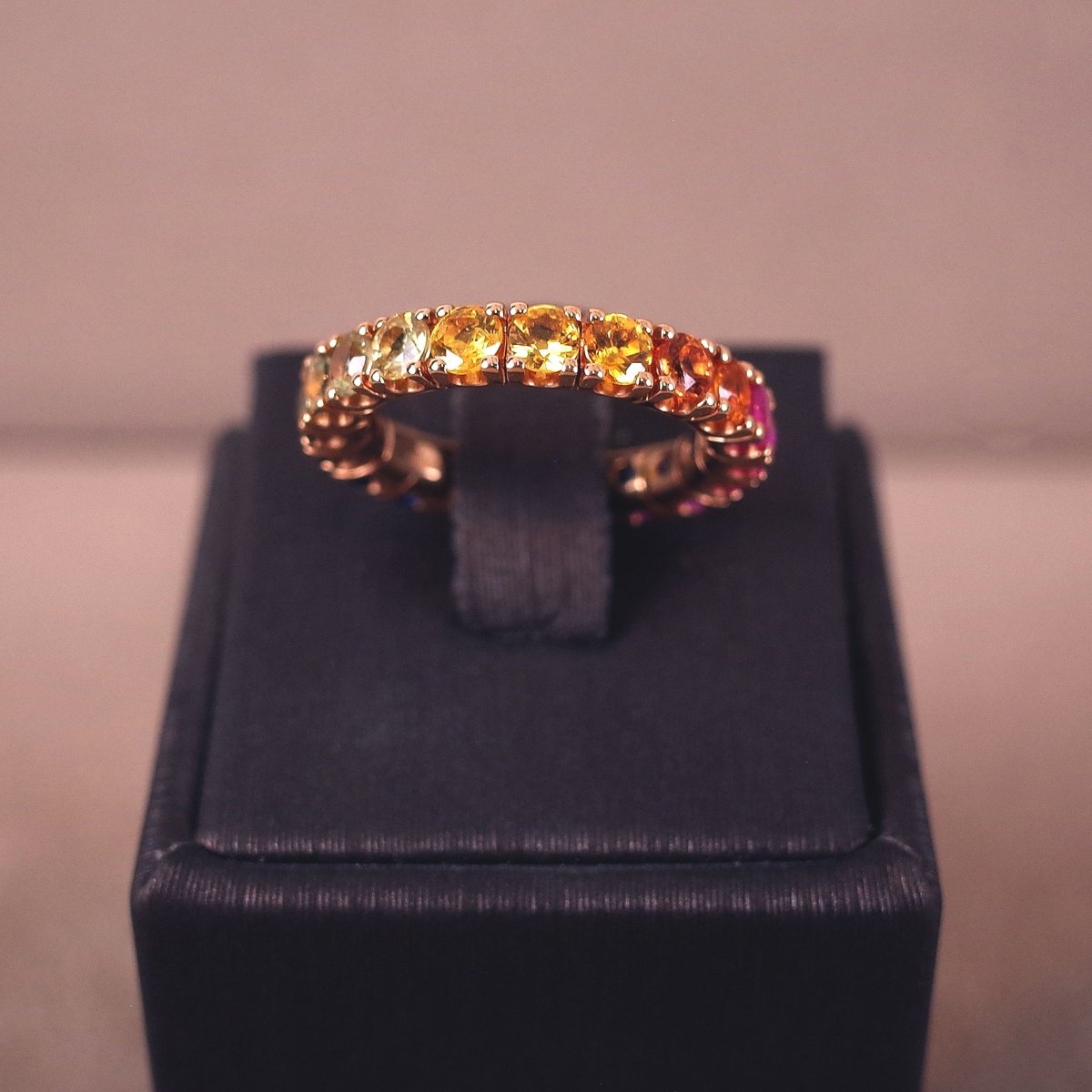 Ring Rainbow Saphire - V. Gasser 1873