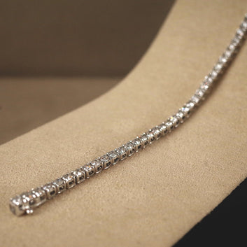 Tennis Armband in Weißgold - V. Gasser 1873