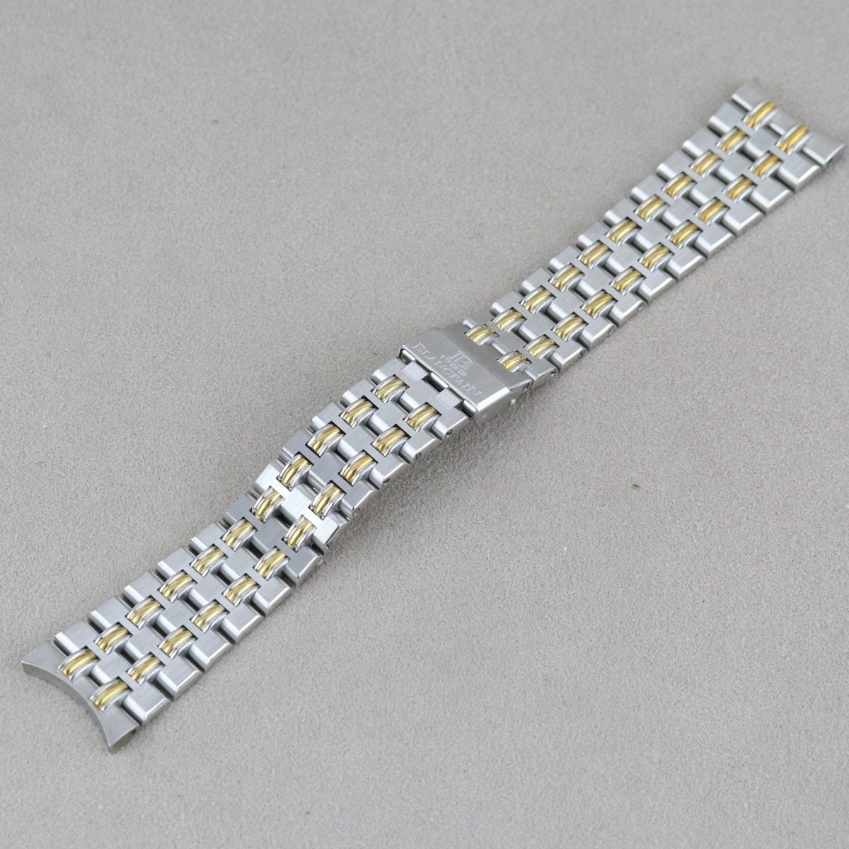 Blancpain Vintage Villeret Stahl Gold Bicolor Armband 19 mm