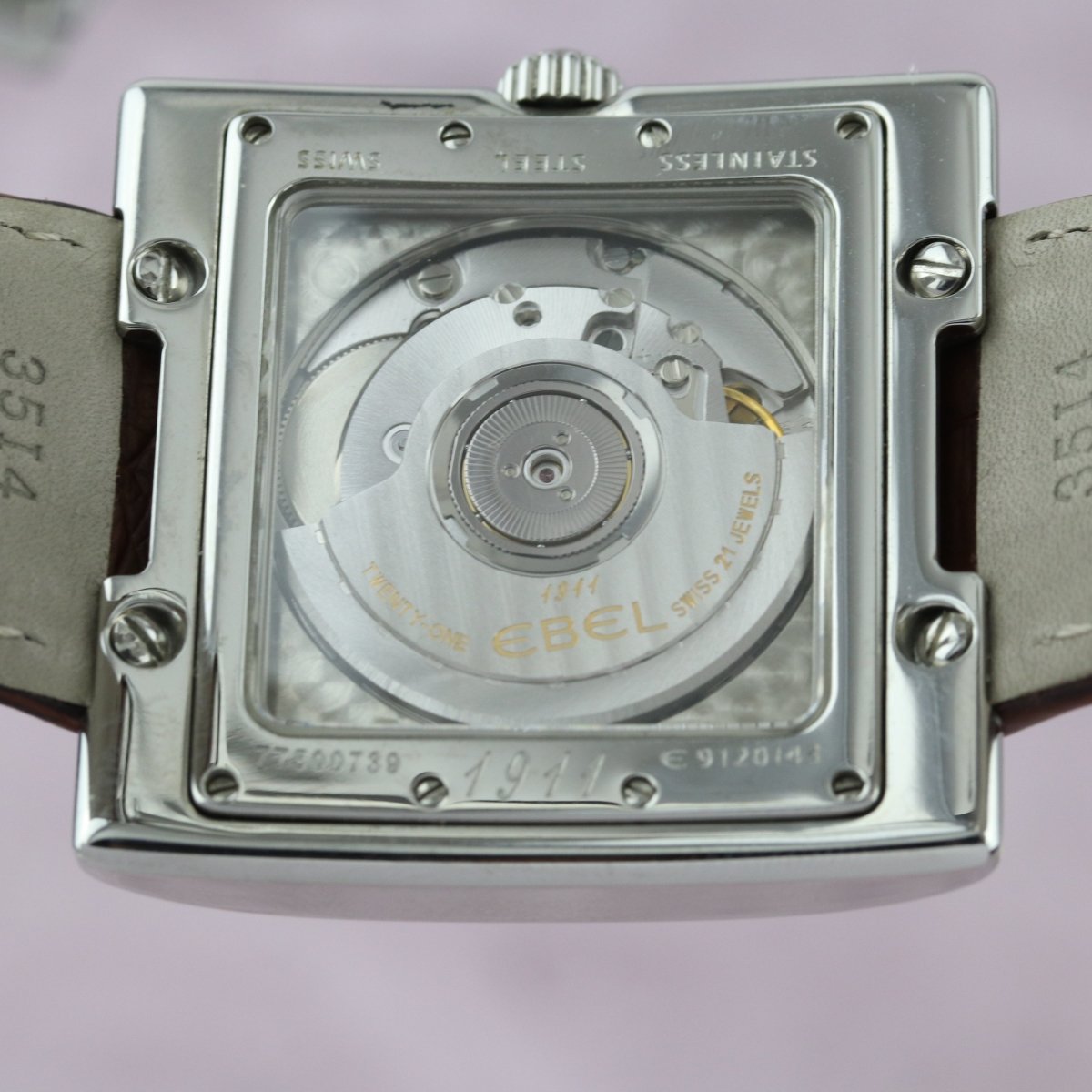 Ebel 1911 Le Carrée brown 9120I43 - V. Gasser 1873