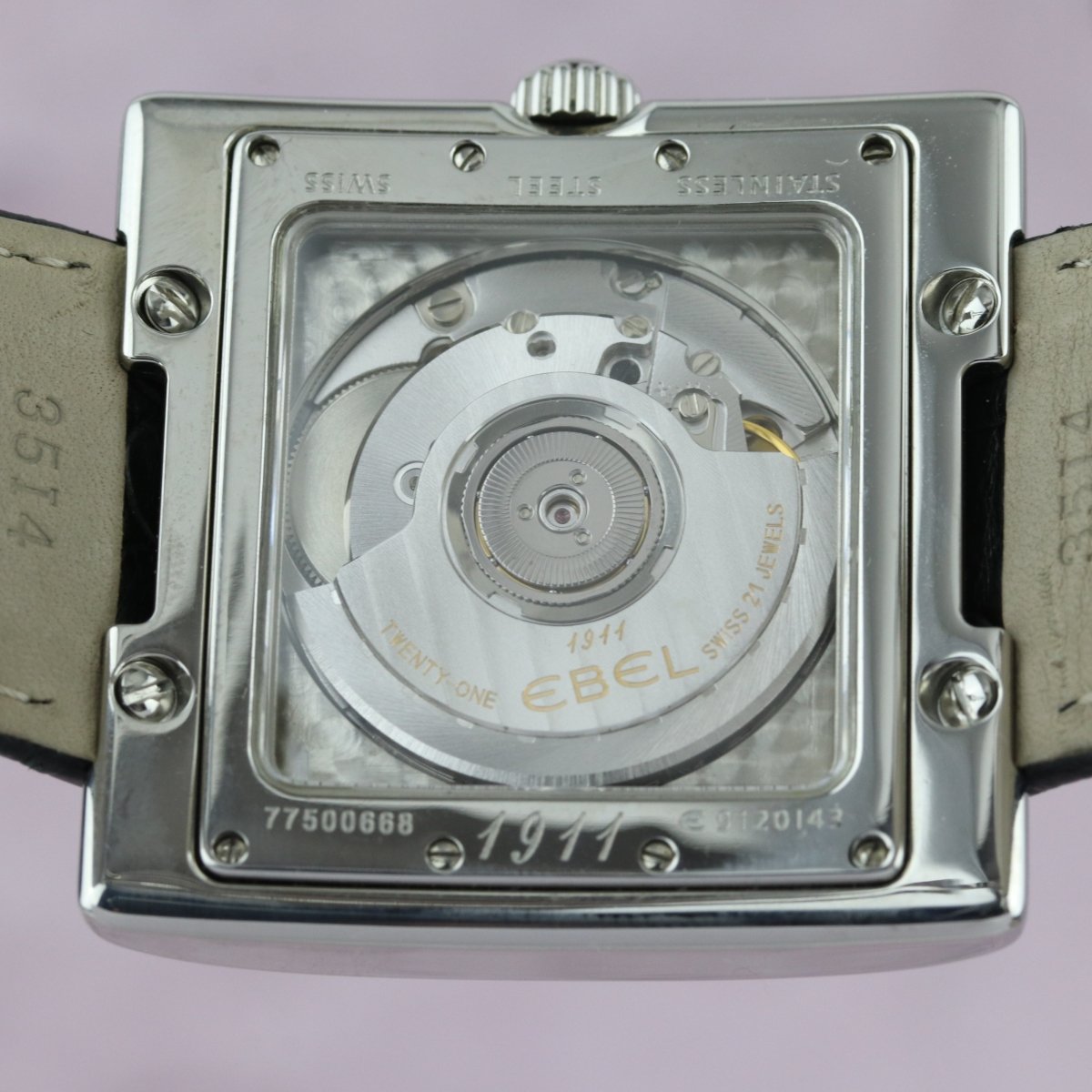 Ebel 1911 Le Carrée black 9120I43 - V. Gasser 1873