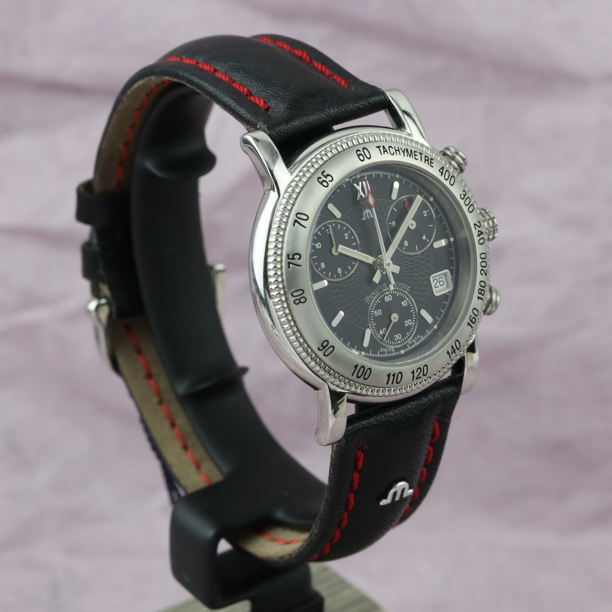 Maurice Lacroix Chronograph Quartz black 04720 - V. Gasser 1873