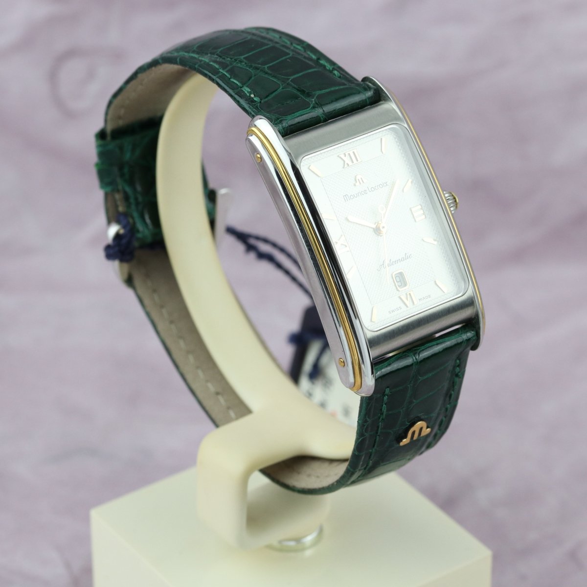 Maurice Lacroix Rectangular Steel/Gold Automatic 57620 - V. Gasser 1873