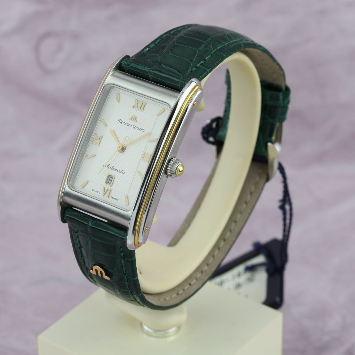 Maurice Lacroix Rectangular Steel/Gold Automatic 57620 - V. Gasser 1873