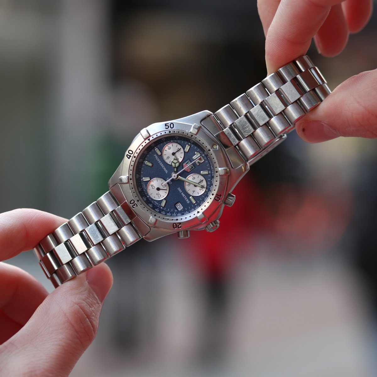 Chronograph Tag Heuer 2000 Blue Dial TAG Heuer 2000 Blue Men's