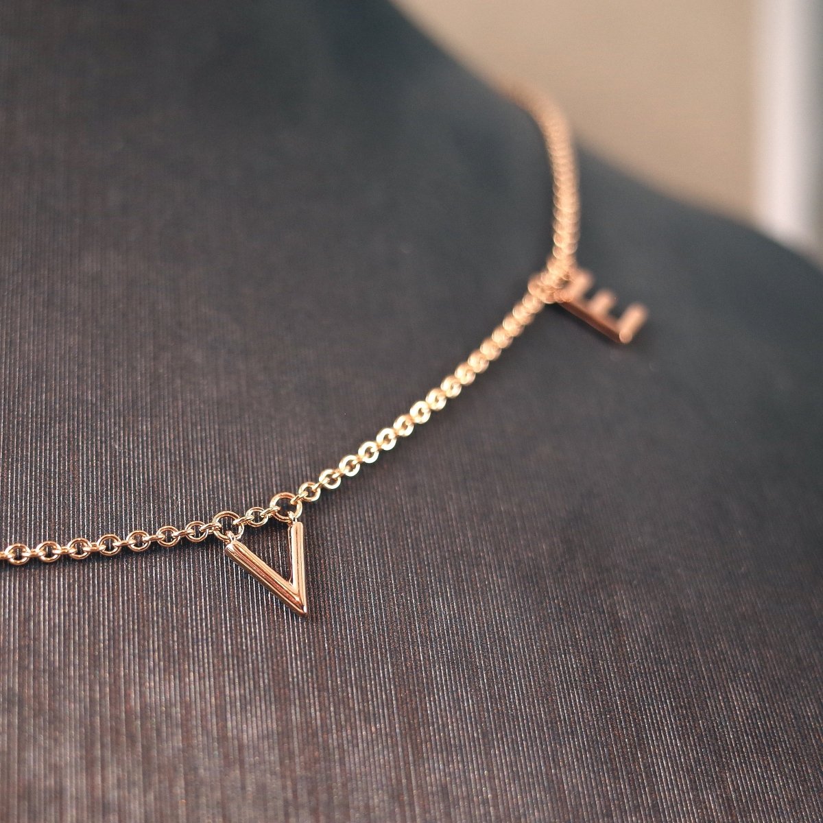 Collier in Roségold „I love you“ - V. Gasser 1873