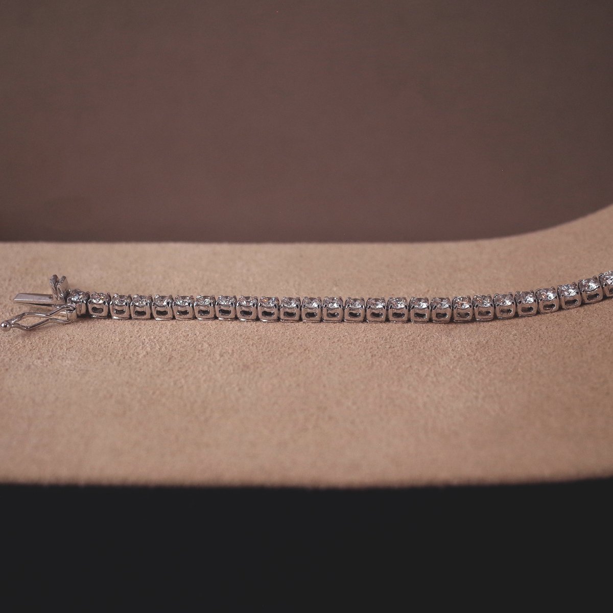 Tennis Armband in Weißgold - V. Gasser 1873