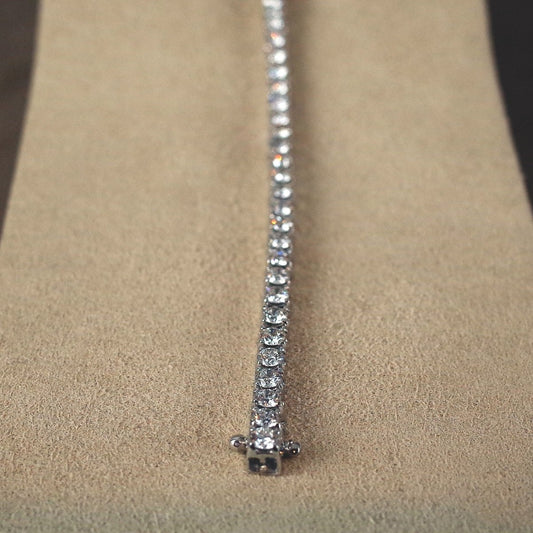 Tennis Armband in Weißgold