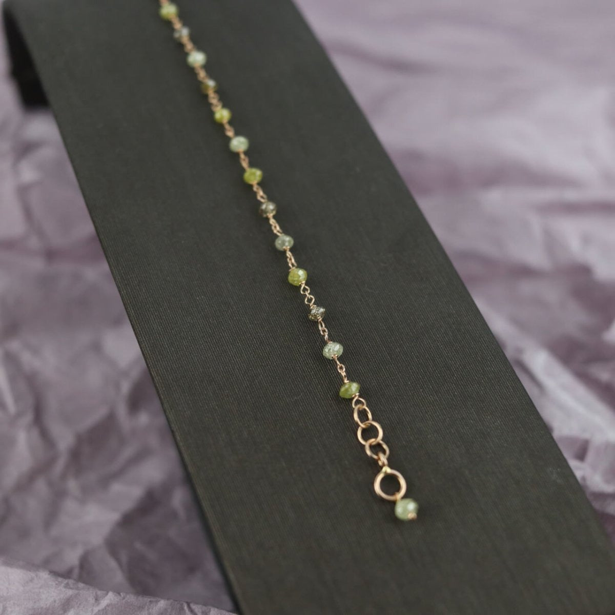 Armband mit fancy Diamanten - V. Gasser 1873