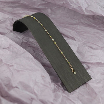 Armband mit fancy Diamanten - V. Gasser 1873