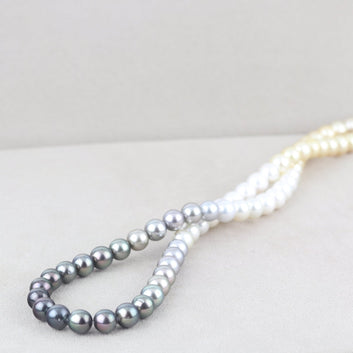 Colorful Tahitian pearl thread - V. Gasser 1873