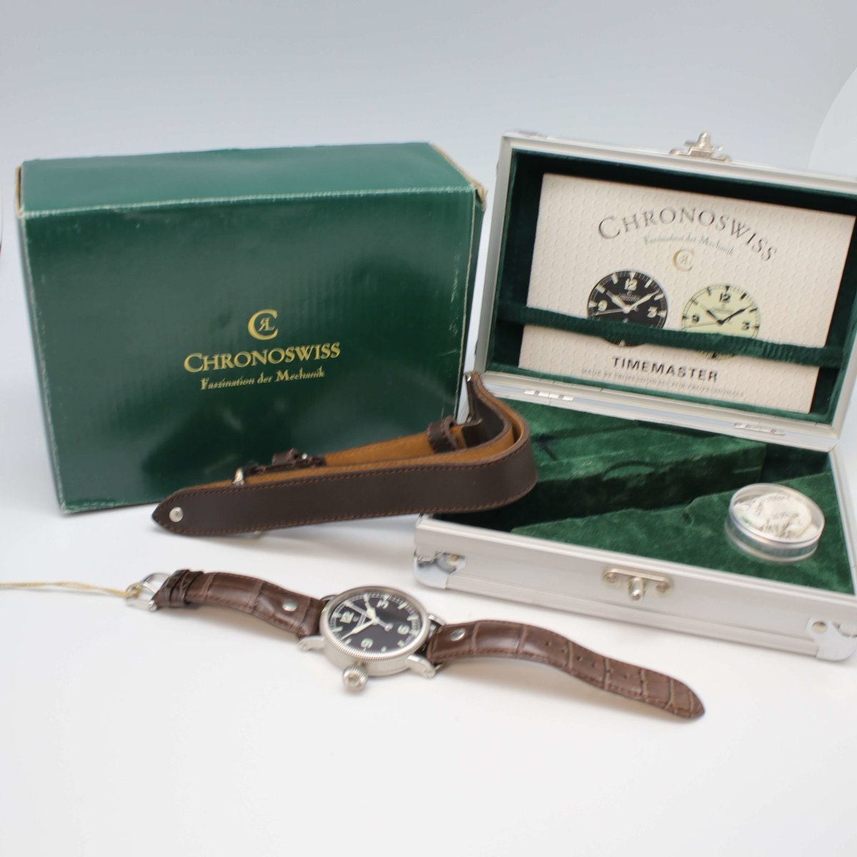 Chronoswiss Timemaster Left Handed Pilotenuhr - V. Gasser 1873