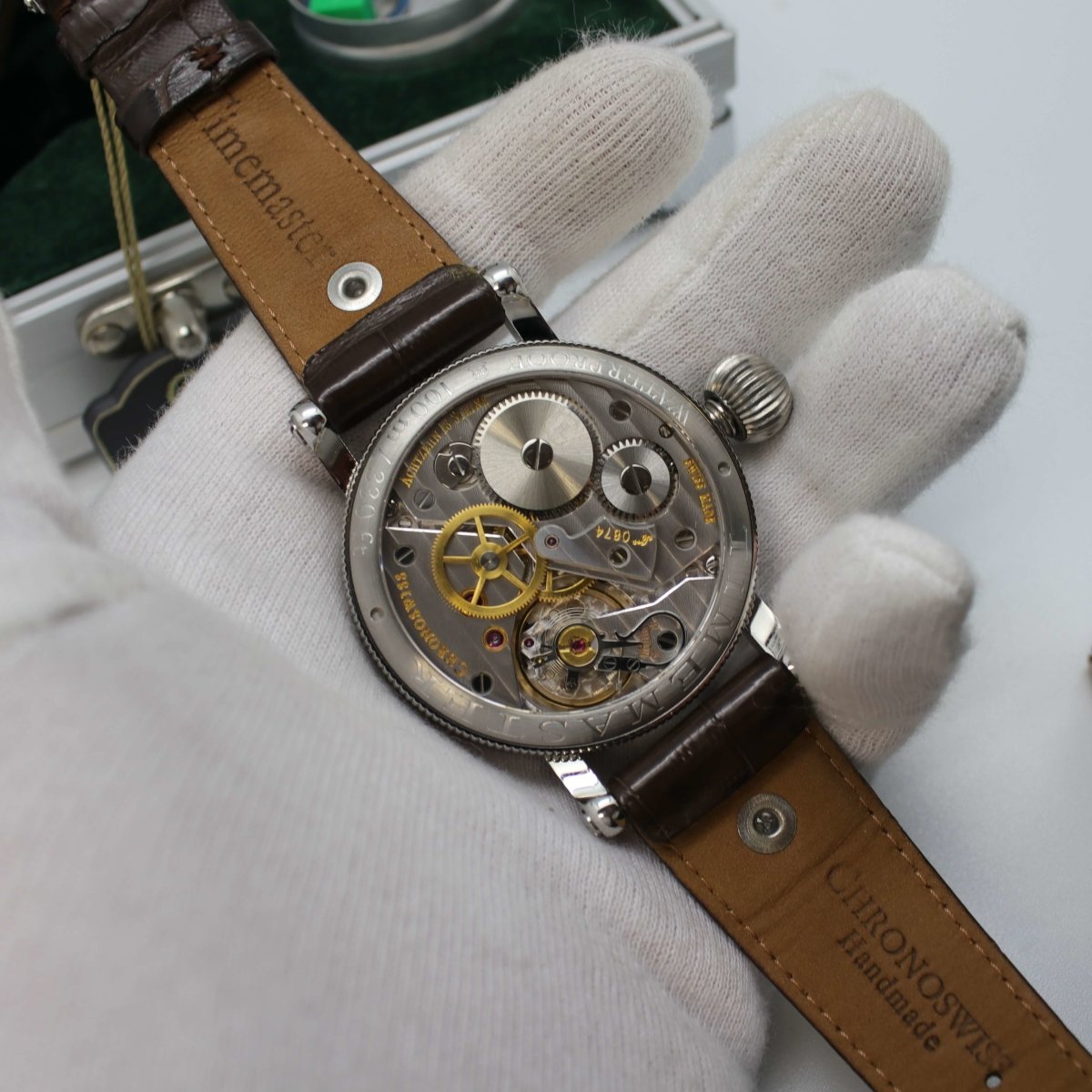 Chronoswiss Timemaster Left Handed Pilotenuhr - V. Gasser 1873