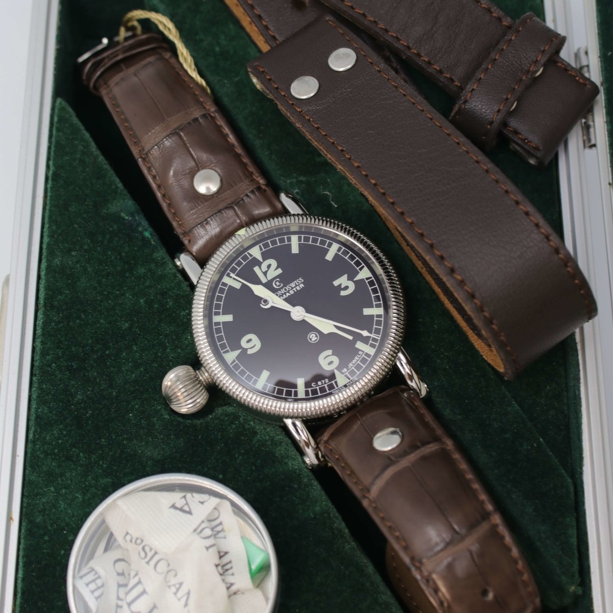 Chronoswiss Timemaster Left Handed Pilotenuhr - V. Gasser 1873