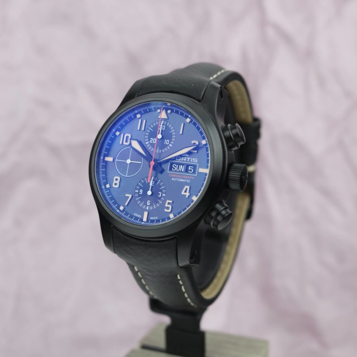 Fortis B-42 Black Edition Chronograph Ref. 656.18.141 - V. Gasser 1873