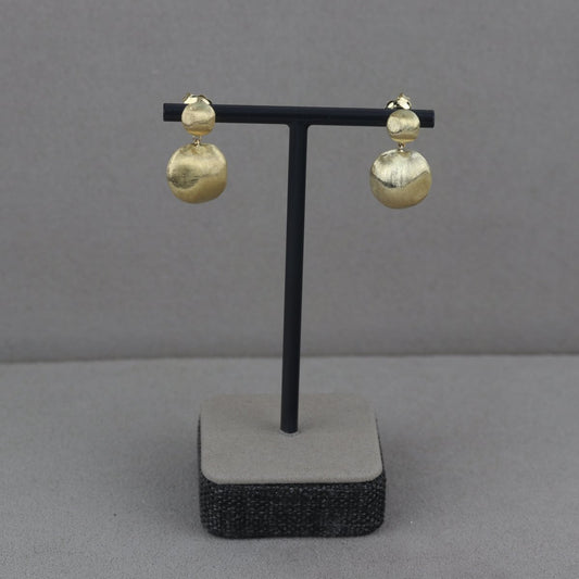 Gold earrings - V. Gasser 1873