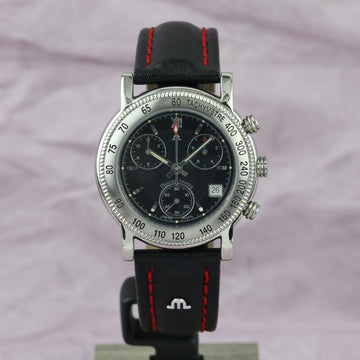 Maurice Lacroix Chronograph Quarz schwarz 04720 - V. Gasser 1873