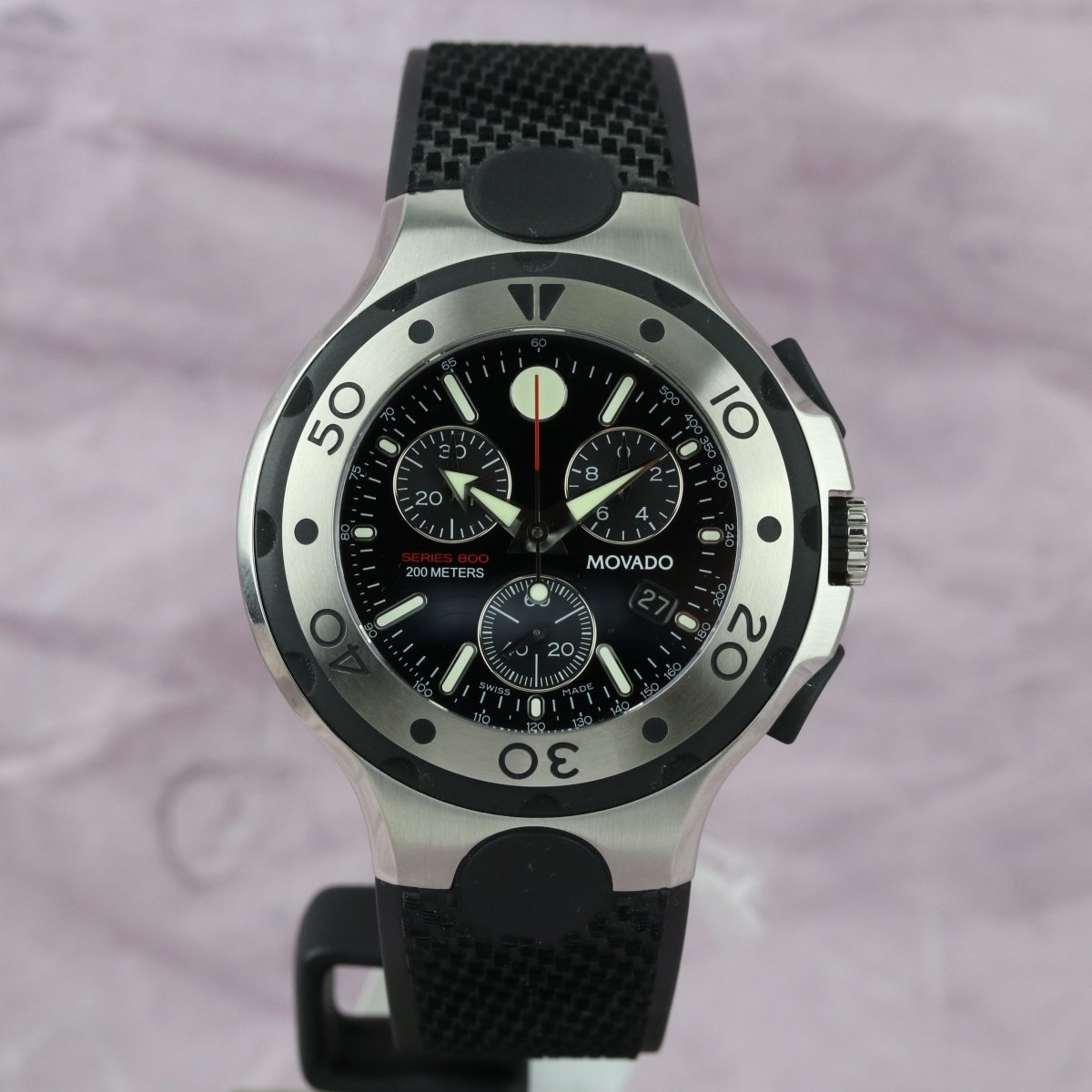 Movado Series 800 Chronograph Kautschuk 84.C5.1896 - V. Gasser 1873