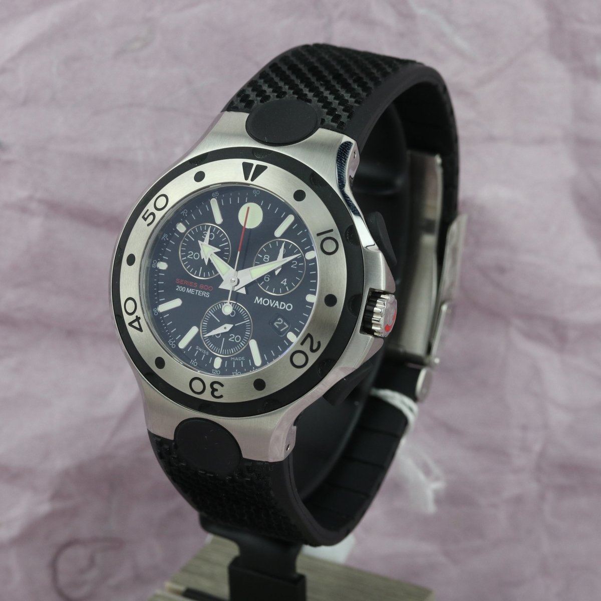 Movado Series 800 Chronograph Kautschuk 84.C5.1896 - V. Gasser 1873