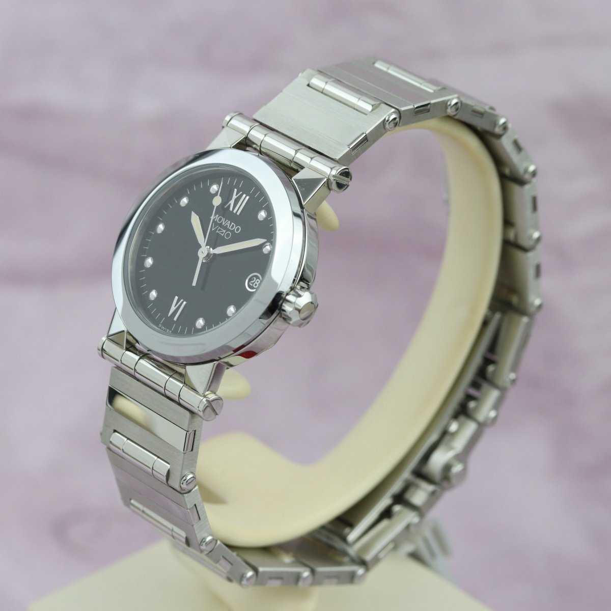 Movado Vizio Quarz schwarz 83.E1.0848 - V. Gasser 1873