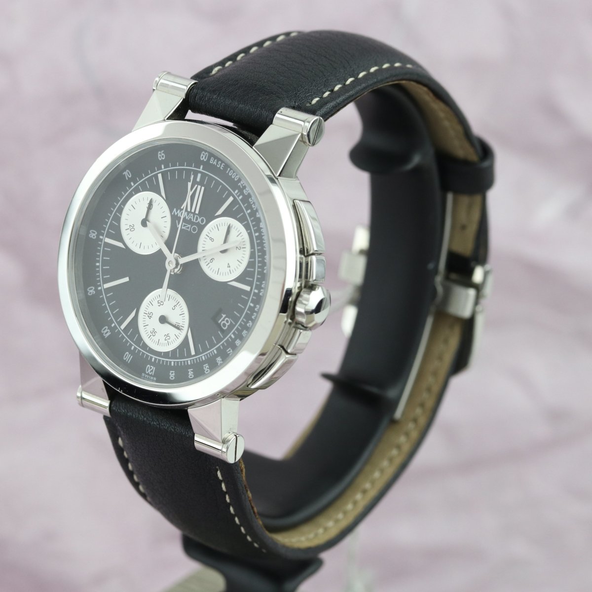 Movado Vizio schwarz Leder Quarz 84.C5.898 - V. Gasser 1873