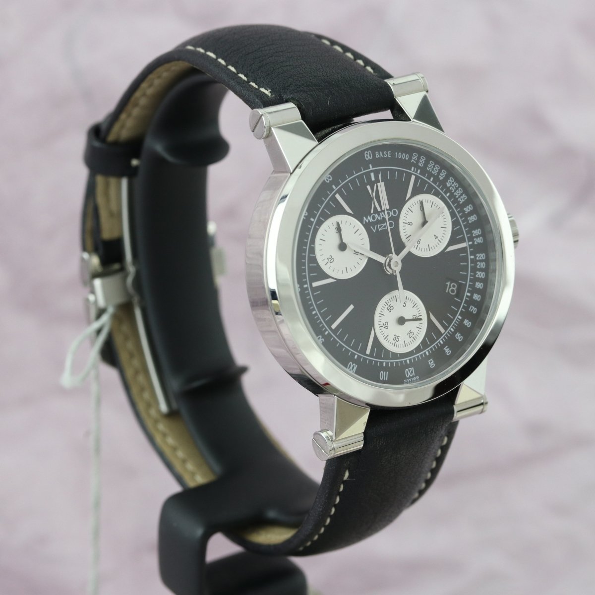 Movado Vizio schwarz Leder Quarz 84.C5.898 - V. Gasser 1873