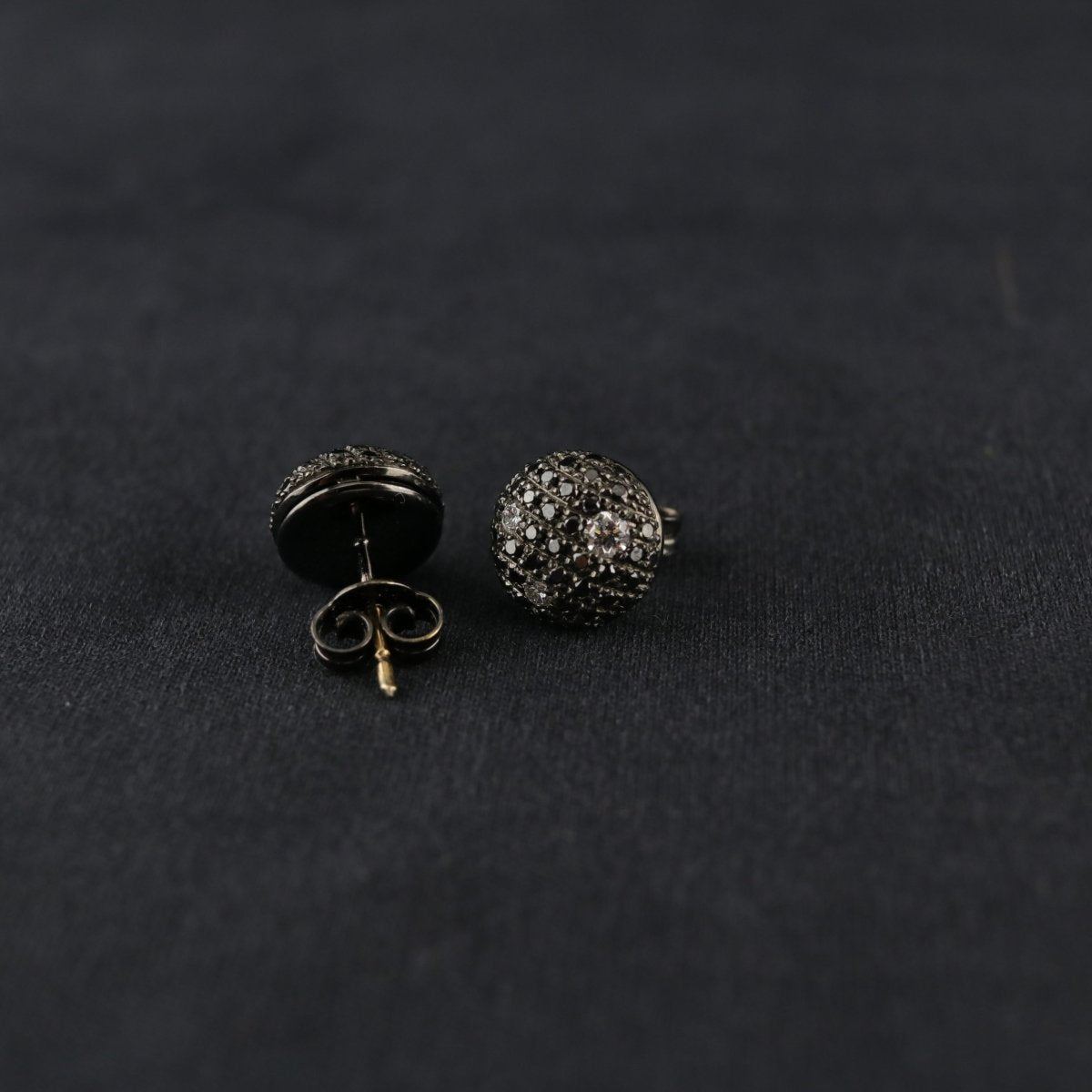 Ohrstecker Black Diamonds - V. Gasser 1873