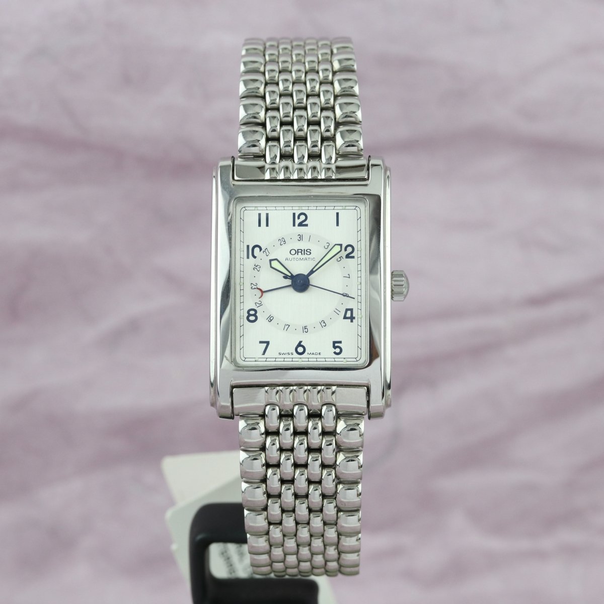 Oris Rectangular Pointer Date weiß 584 7460 40 81 - V. Gasser 1873