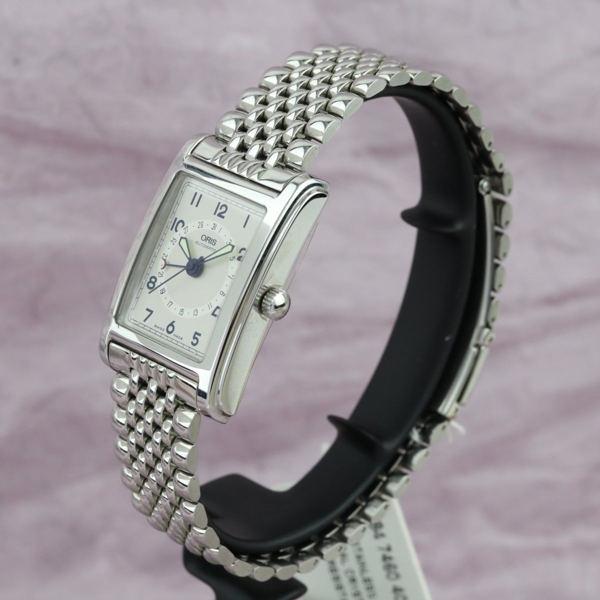 Oris Rectangular Pointer Date weiß 584 7460 40 81 - V. Gasser 1873