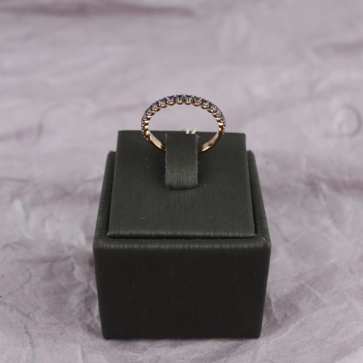 Ring in Rotgold mit Amethysten - V. Gasser 1873