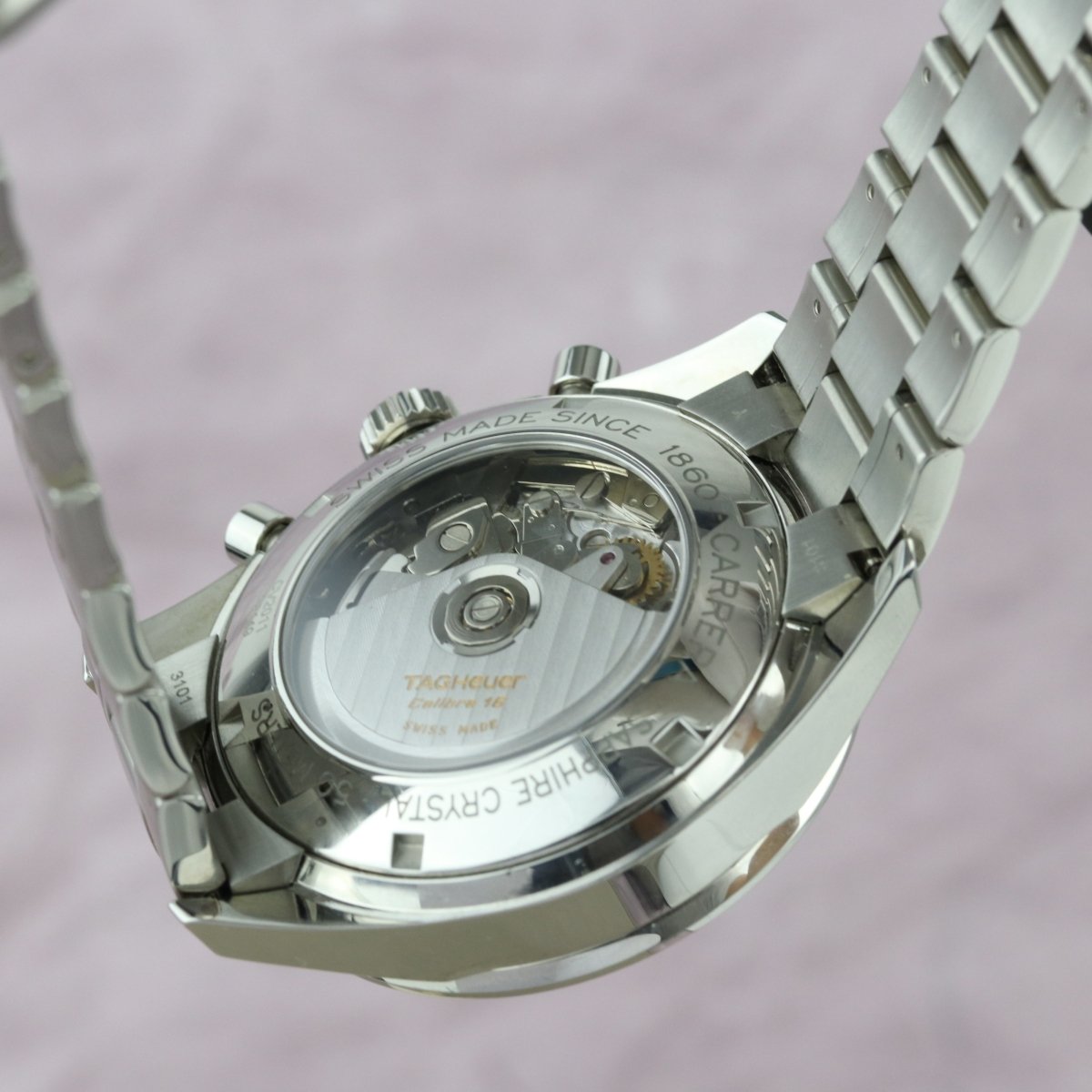 Tag heuer carrera calibre 16 gold hotsell