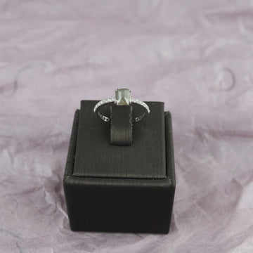 Weißgoldring mit Diamant Mai Tai - V. Gasser 1873